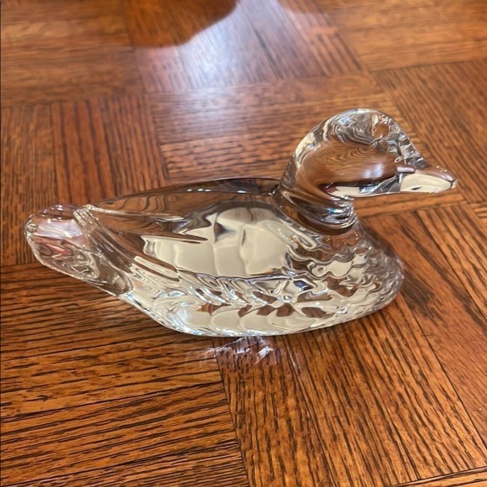 Waterford crystal duck